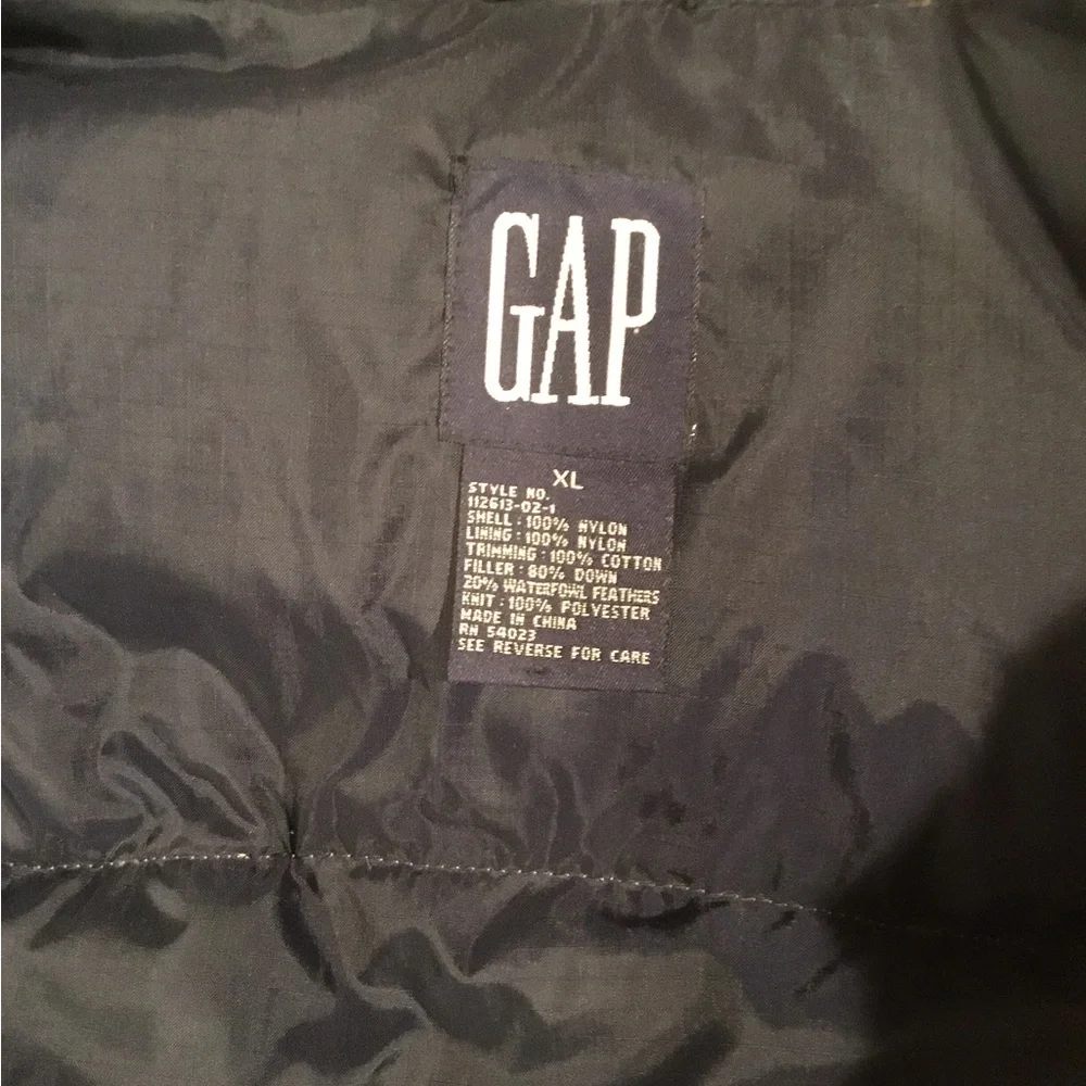 GAP Brand Bright Orange Ski Jacket with Patch Logo